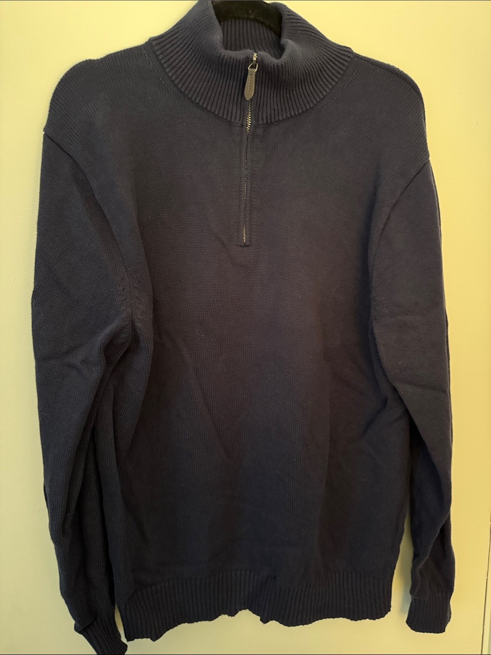J Crew Men's Half-Zip Knit Sweater - Navy. Brand New Never worn.